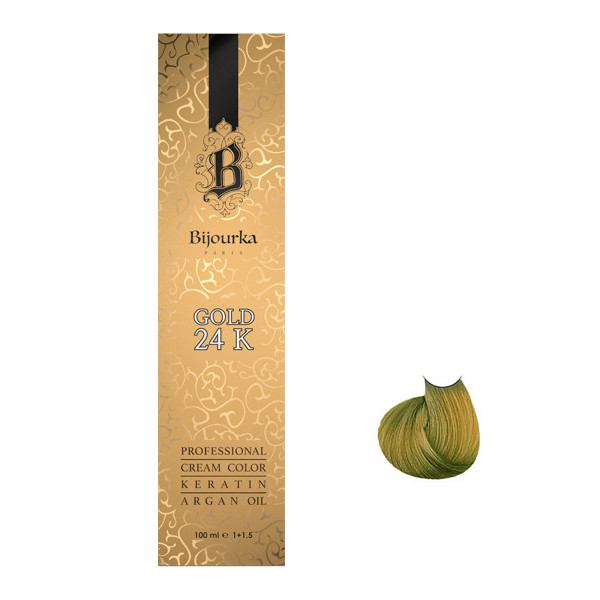 رنگ مو بیجورکا شماره 7/3 حجم 100 میلی لیتر رنگ بلوند زیتونی متوسط