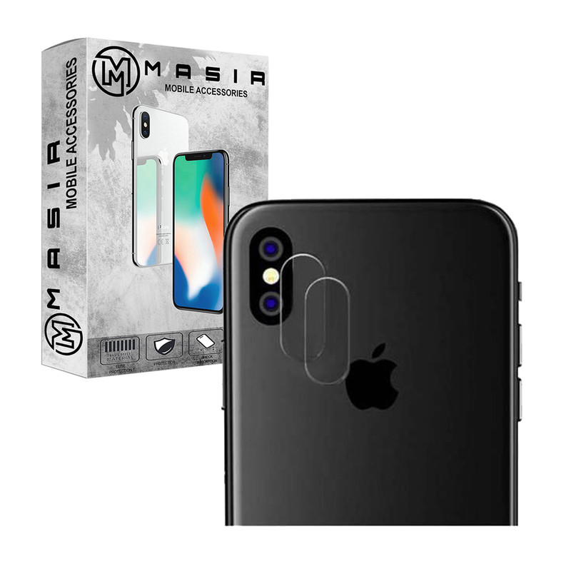 محافظ لنز دوربین مسیر مدل MGLNZ مناسب برای گوشی موبایل موبایل اپل iPhone X/XS بسته دو عددی