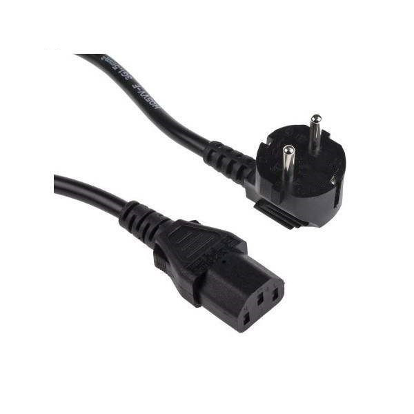 کابل برق 3 پین منبع تغذیه کامپیوتر مدل mb116 طول 1.5 متر بسته 10 عددی