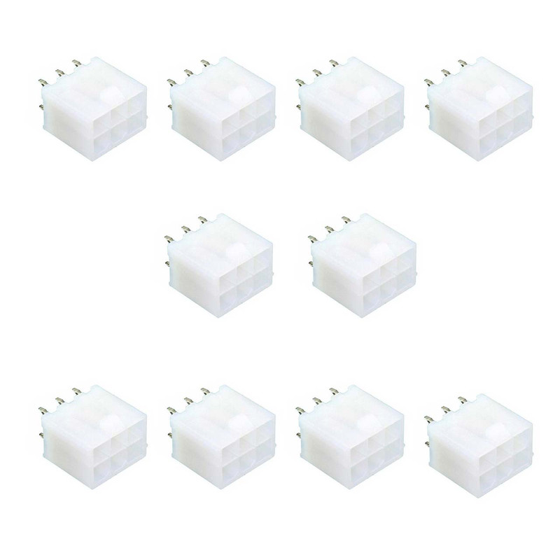 کانکتور پاور مدل ATX_M6pinFlat بسته 10 عددی