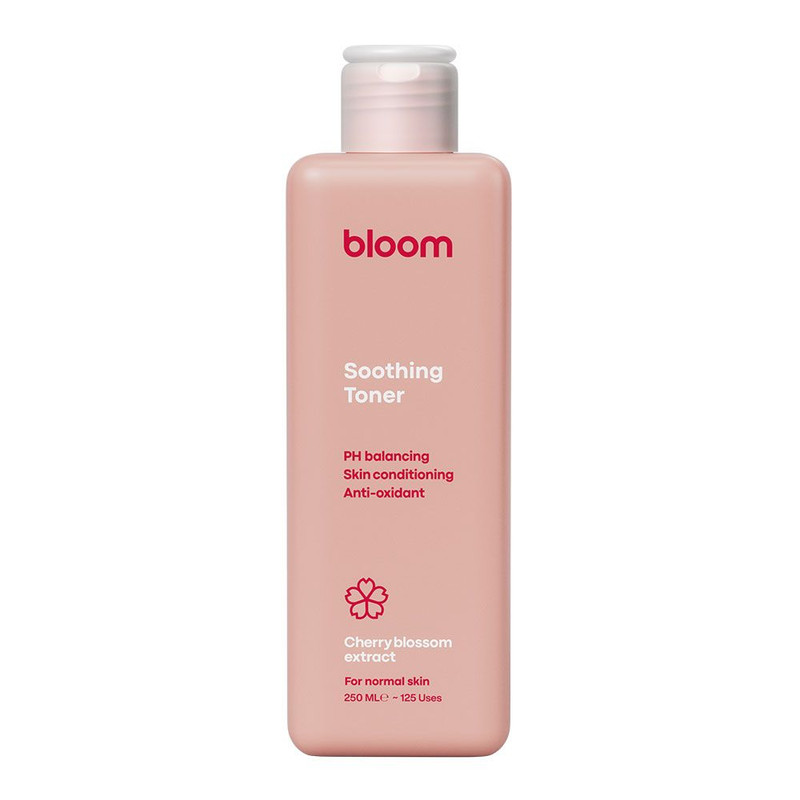 تونر صورت بلوم مدل شکوفه های گیلاس منلسب برای پوست معمولی حجم 250 میلی لیتر