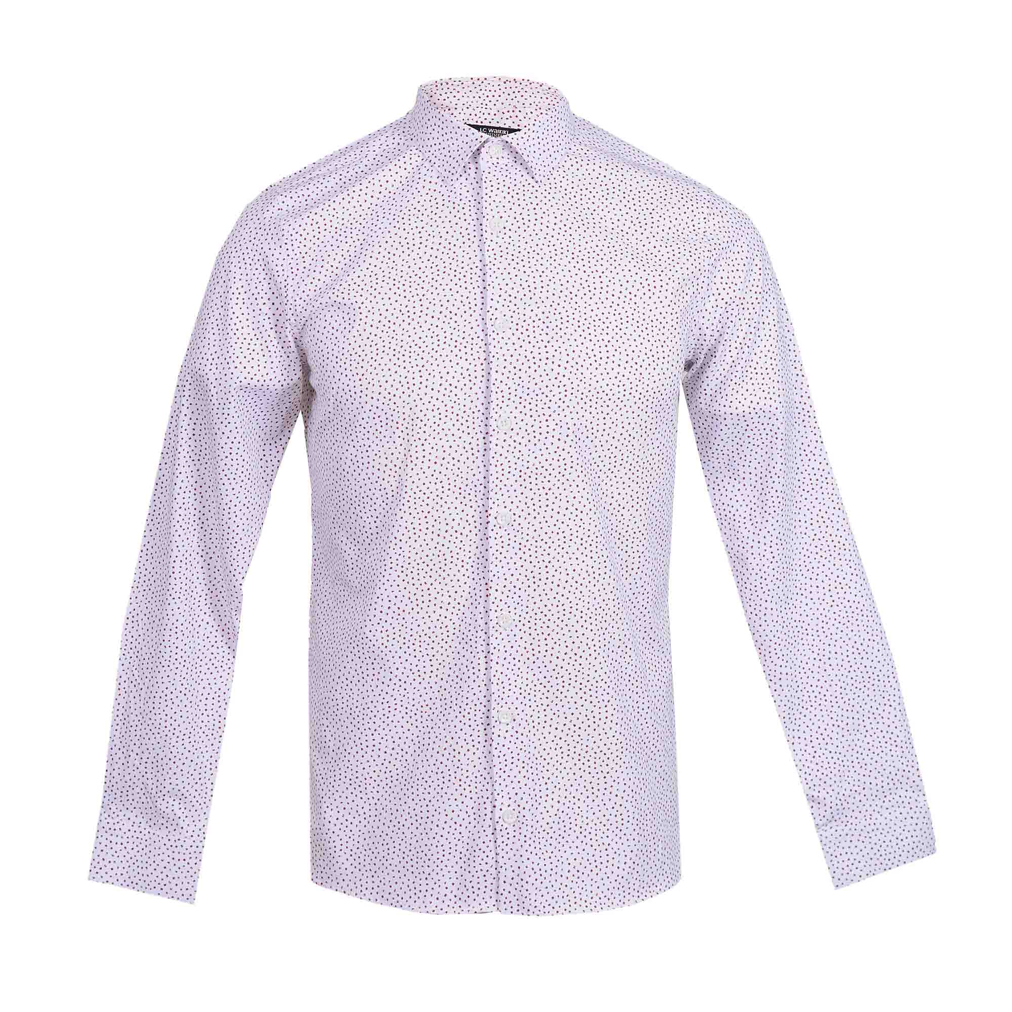 نکته خرید - قیمت روز پیراهن آستین بلند مردانه ال سی وایکیکی مدل F72.23 خرید