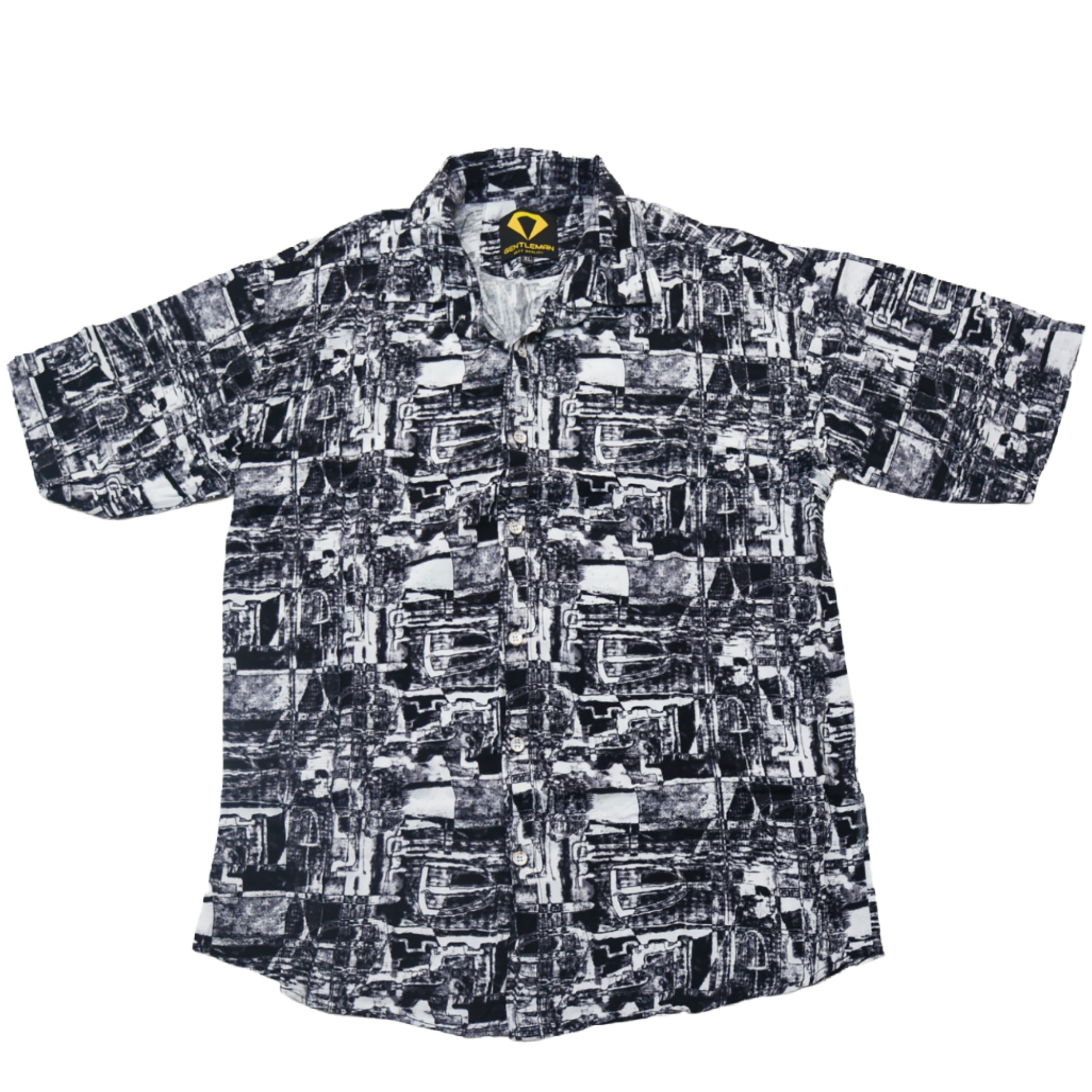 نکته خرید - قیمت روز پیراهن آستین کوتاه مردانه مدل هاوایی جنتلمن 05 خرید