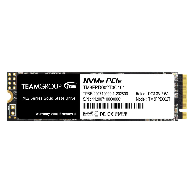 اس اس دی اینترنال تیم گروپ مدل M.2 MP33 Pro ظرفیت 2 ترابایت