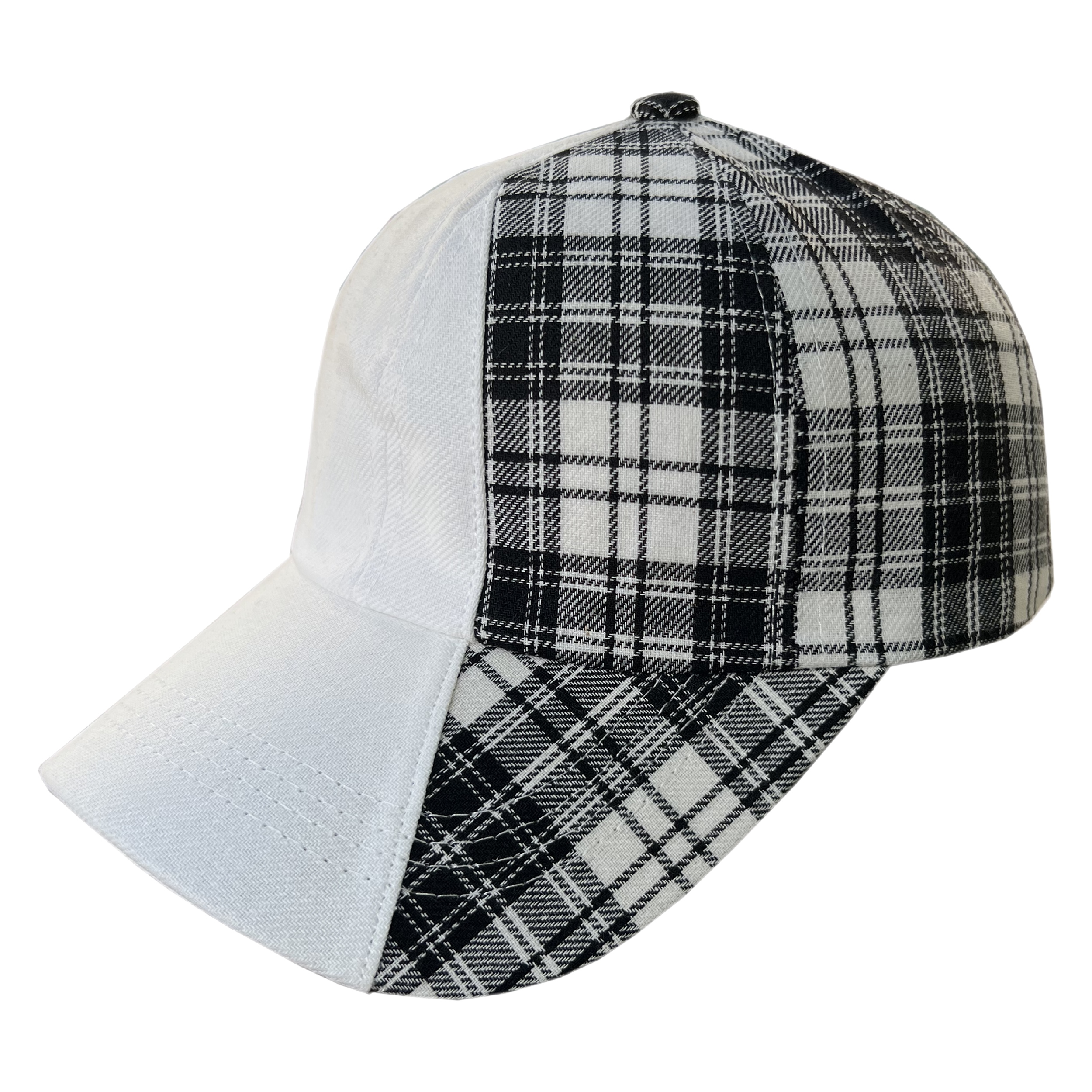 نکته خرید - قیمت روز کلاه کپ طرح چهارخونه مدل KTAN-065 خرید