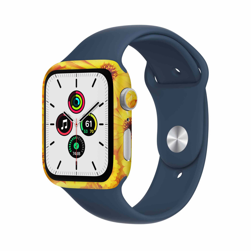 برچسب ماهوت طرح Yellow-Flower مناسب برای اپل واچ Watch Se 40mm