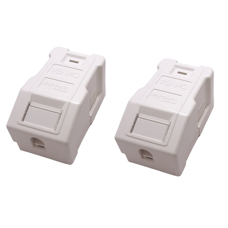 باکس کیستون شبکه مدل CAT6 مجموعه 2 عددی