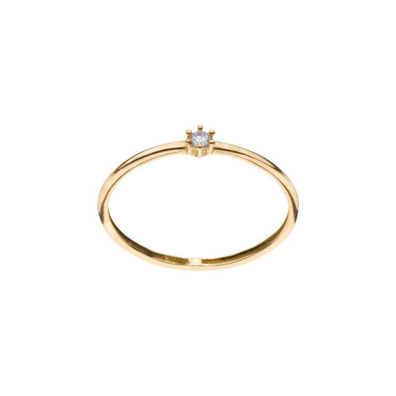 انگشتر طلا 18 عیار زنانه میو گلد مدل R119