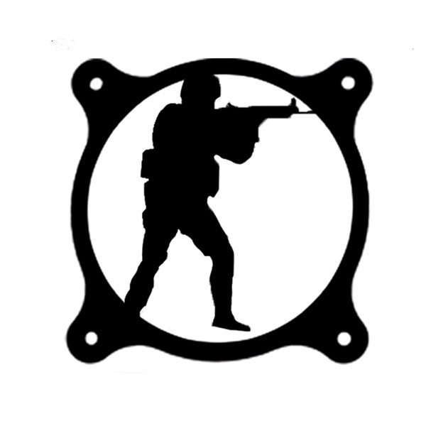 محافظ فن کامپیوتر طرح Counter Strike