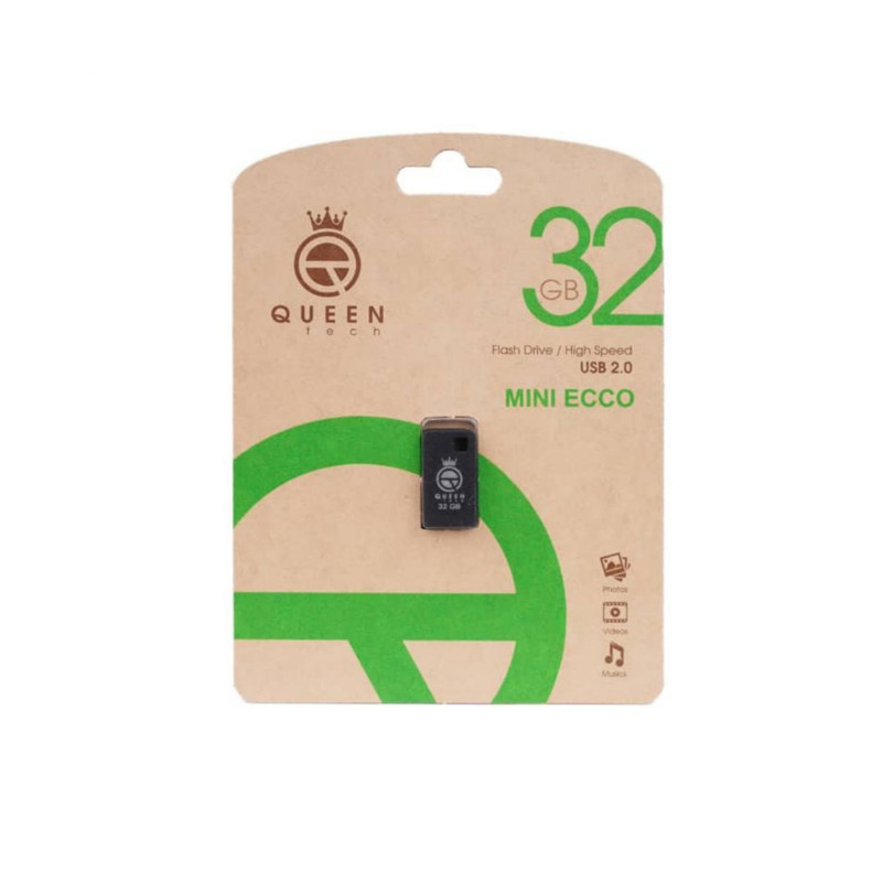 فلش مموری کوئین تک مدل MINI ECCO ظرفیت 32 گیگابایت