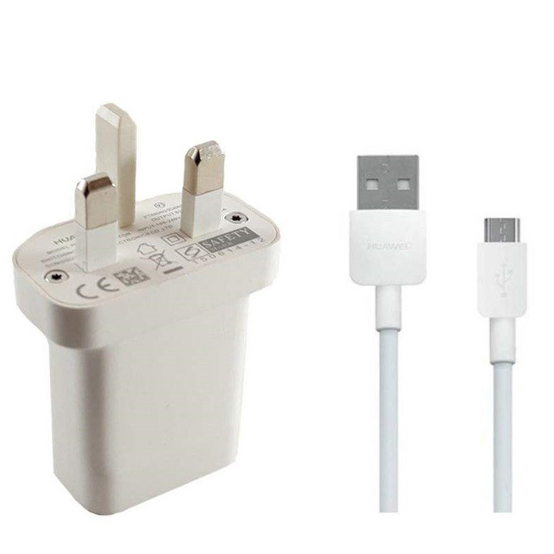 شارژر دیواری هوآوی مدل VoltAmper به همراه کابل تبدیل MicroUSB