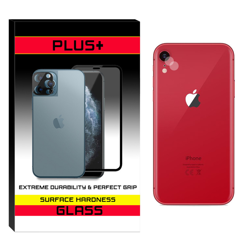محافظ لنز دوربین پلاس مدل PLL-02 مناسب برای گوشی موبایل اپل IPHONE XR بسته دو عددی
