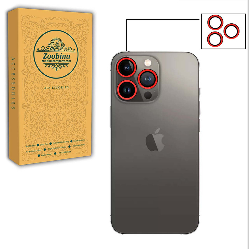 محافظ لنز دوربین زوبینا مدل Night Color مناسب برای گوشی موبایل اپل iPhone 12 Pro