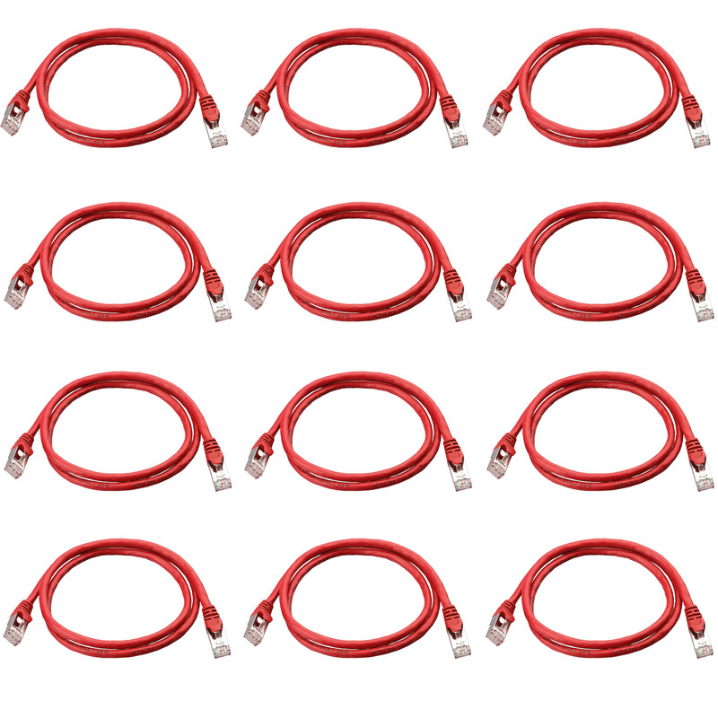 پچ کورد Cat5e سرلینک کد 100 بسته 12 عددی