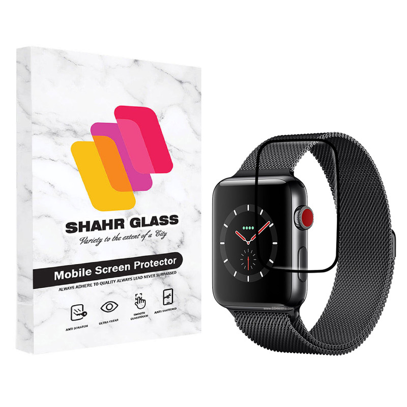 محافظ صفحه نمایش شهر گلس مدل PMMA مناسب برای اپل واچ Series 3 38mm