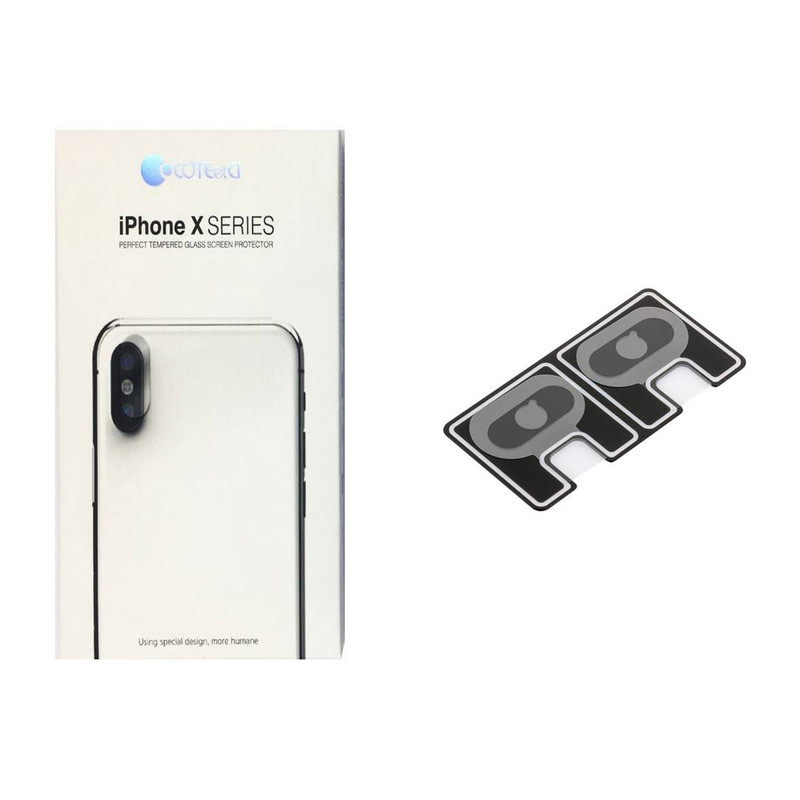 محافظ لنز دوربین کوتتسی مدل CS8111-XR مناسب برای گوشی موبایل اپل Iphone XR بسته 2 عددی