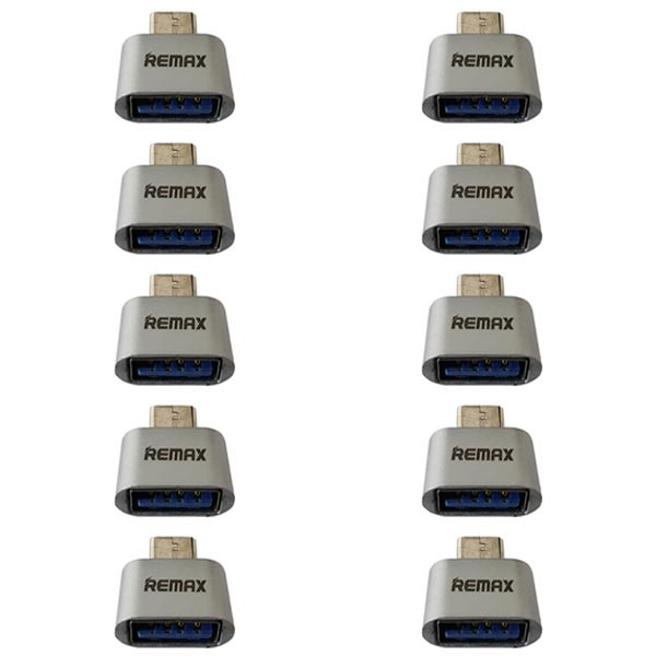 تبدیل OTG USB-C ریمکس مدل 247 بسته 10 عددی