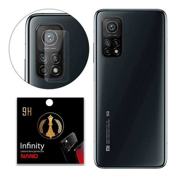 محافظ لنز دوربین اینفینیتی نانو مدل MP028 مناسب برای گوشی موبایل شیائومی MI 10T Pro بسته ده عددی