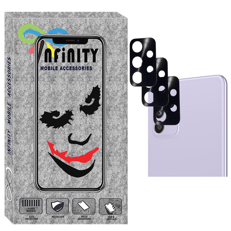محافظ لنز دوربین اینفینیتی مدل FLZ-INF-3 مناسب برای گوشی موبایل سامسونگ Galaxy A52 / A52s بسته سه عددی