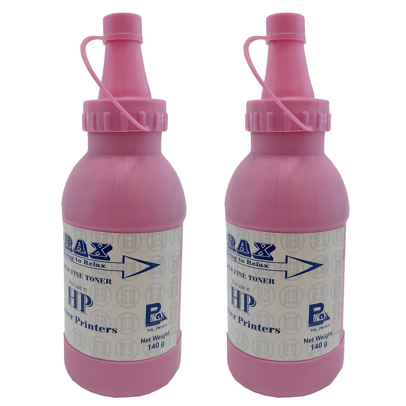 پودر شارژ مشکی 140 گرمی پرکس کد HP1010 بسته دو عددی