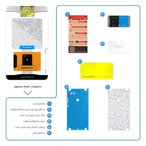 برچسب پوششی ماهوت مدل Painted-Flowers-FullSkin مناسب برای گوشی موبایل شیائومی MI 8 Lite