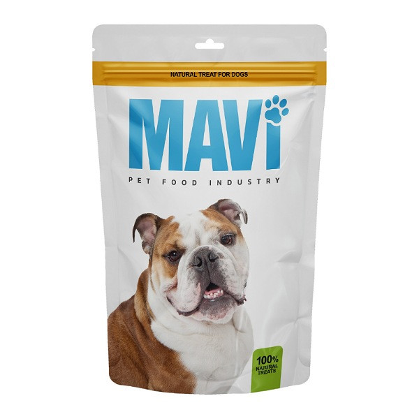 تشویقی سگ ماوی مدل چیپس سیرابی بره وزن 50 گرم