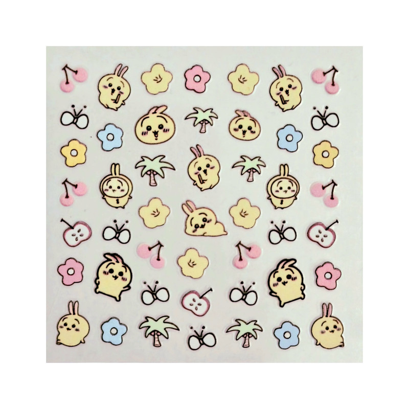 استیکر طراحی ناخن مدل فانتزی