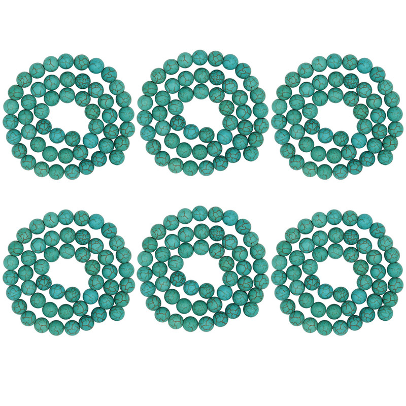 ریسه سنگ فیروزه رزالیا مدل Rika-AB-29 بسته 6 عددی