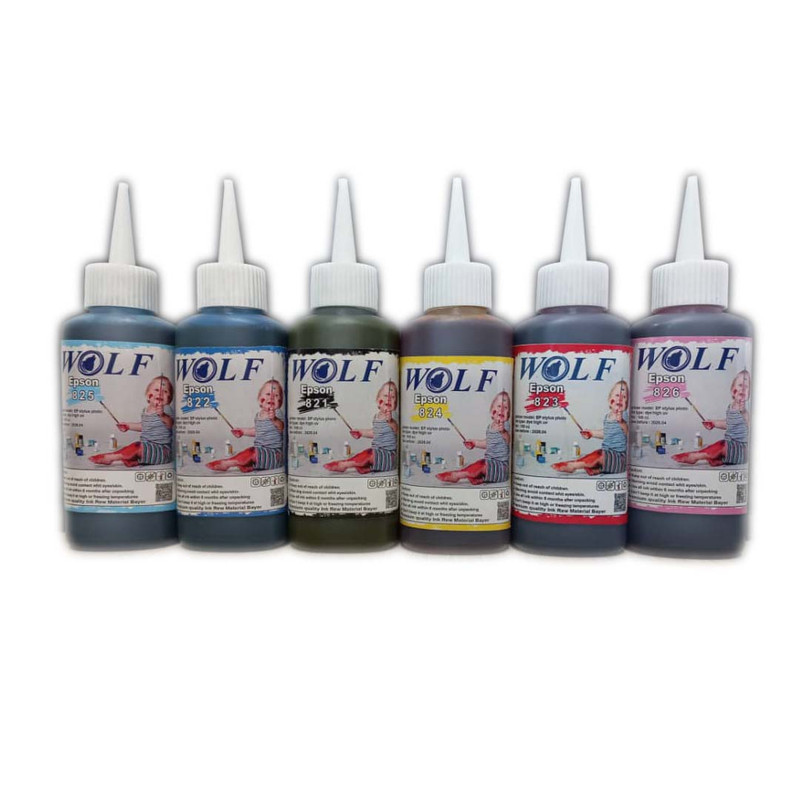 پک کامل جوهر مخزن ولف مدل 100ml