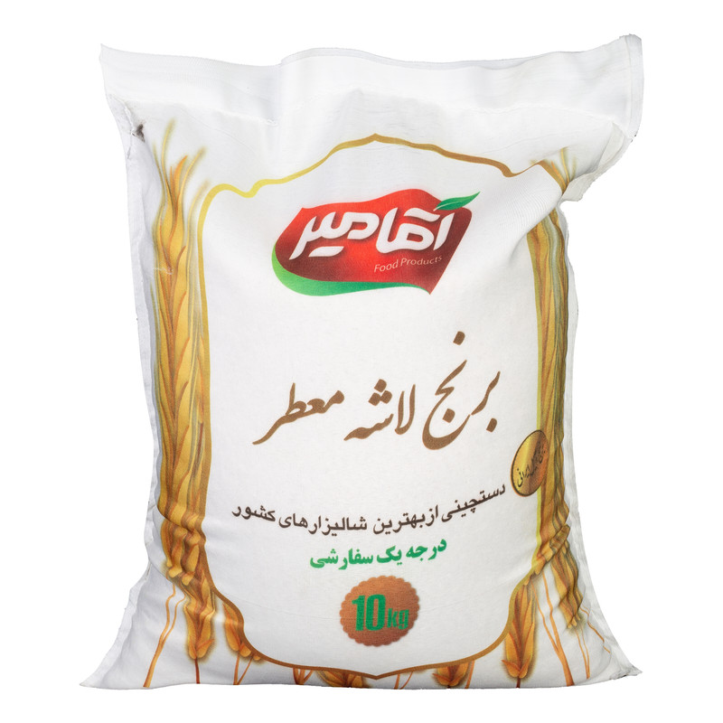 نکته خرید - قیمت روز برنج لاشه معطر طارم هاشمی آقامیر - 10 کیلوگرم خرید
