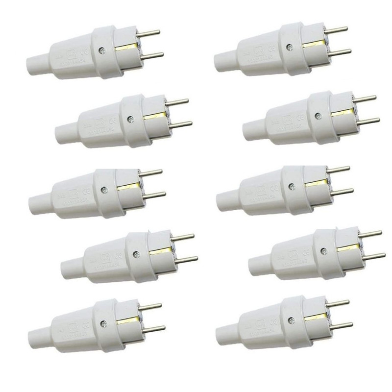 دوشاخه برق پارت الکتریک مدل 972 بسته 10 عددی