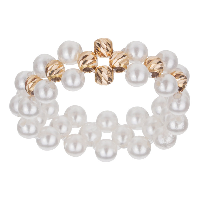 انگشتر طلا 18 عیار زنانه ناریا مدل Pearl-01 سایز 56