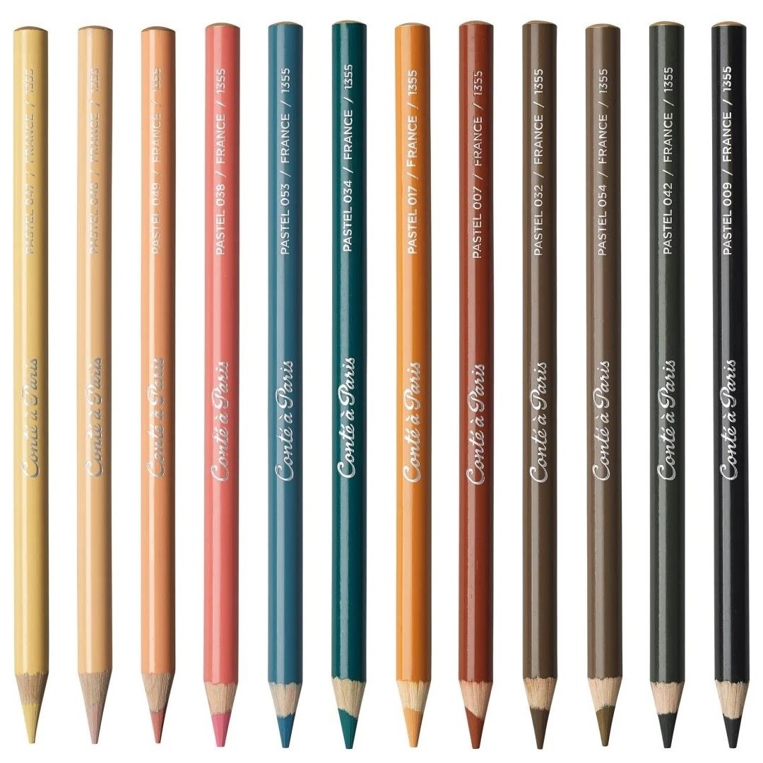 نکته خرید - قیمت روز پاستل مدادی 12 رنگ کنته پاریس مدل طیف پوست کد 1355 خرید