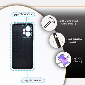 کاور گارد قاب مدل پسرانه مناسب برای گوشی موبایل شیائومی Redmi Note 12 4G