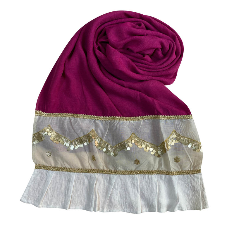 شال زنانه مدل سوزن دوزی