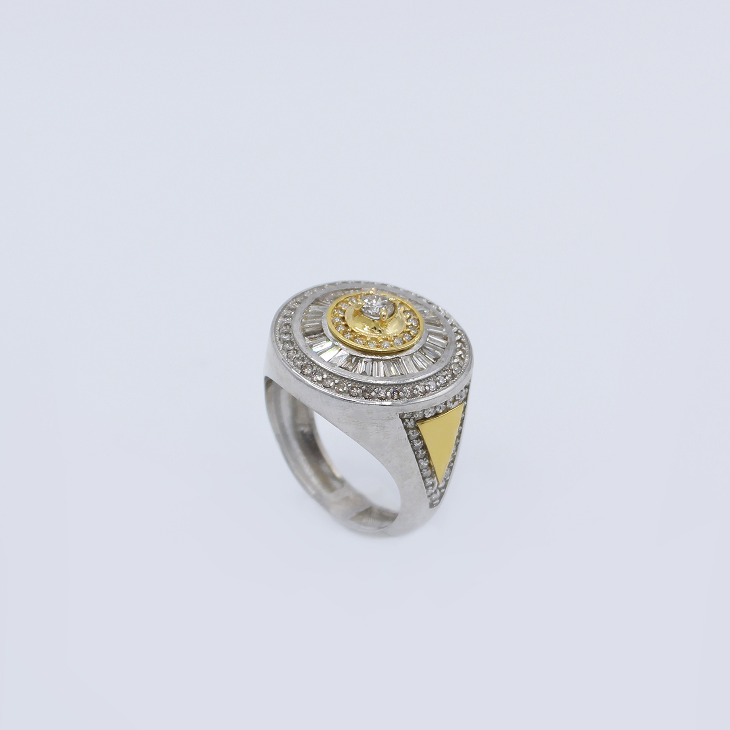 نکته خرید - قیمت روز انگشتر نقره مردانه الماس طبیعی کد 1044 خرید
