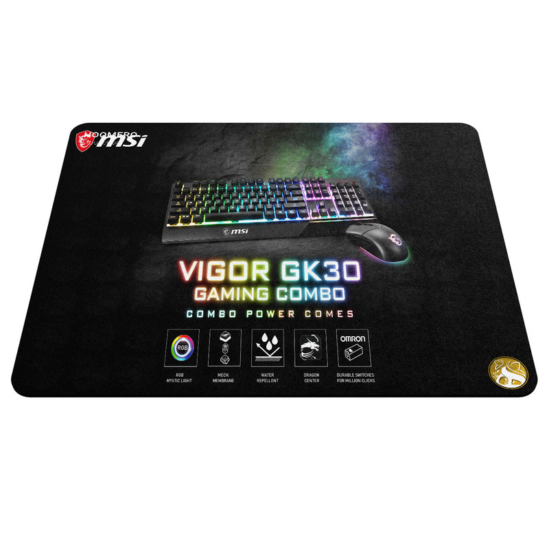 ماوس پد هومرو مدل A2682 طرح MSi gaming Computer hardware company