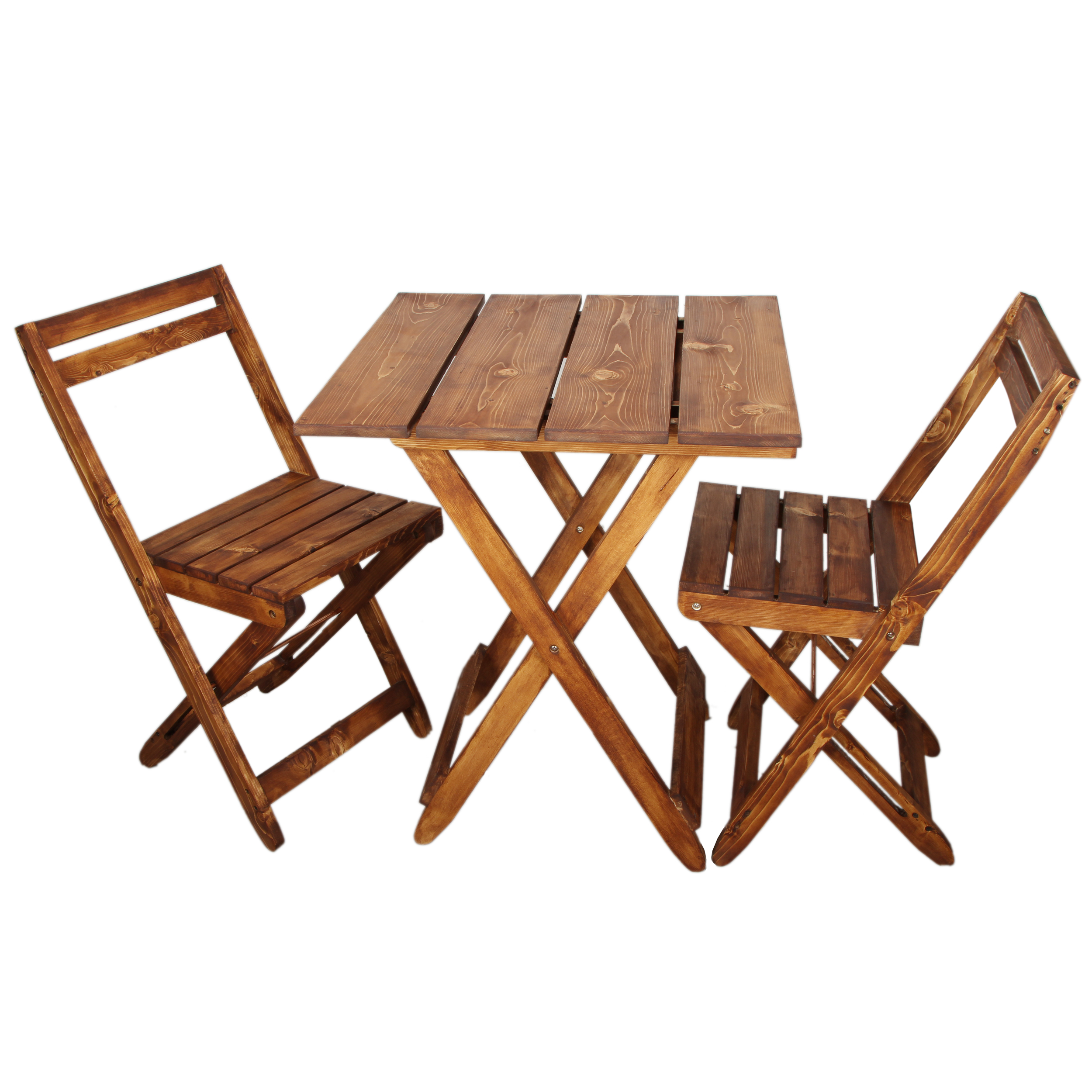 نکته خرید - قیمت روز میز و صندلی سفری مدل تاشو چوبی مجموعه 3 عددی خرید