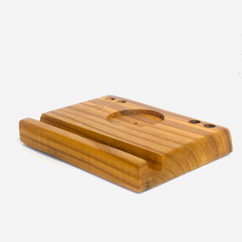 استند تبلت مدل چوبی روستیک پایا