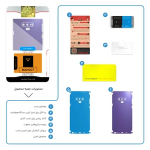 برچسب پوششی 360درجه ماهوت مدل Matte-BlueBerry مناسب برای گوشی موبایل سامسونگ Galaxy Note9