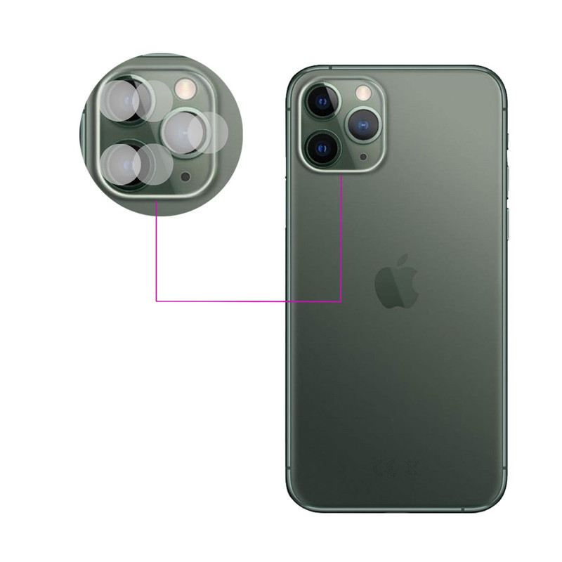 محافظ لنز دوربین مدل LTP مناسب برای گوشی موبایل اپل iPhone 11 Pro Max بسته دو عددی