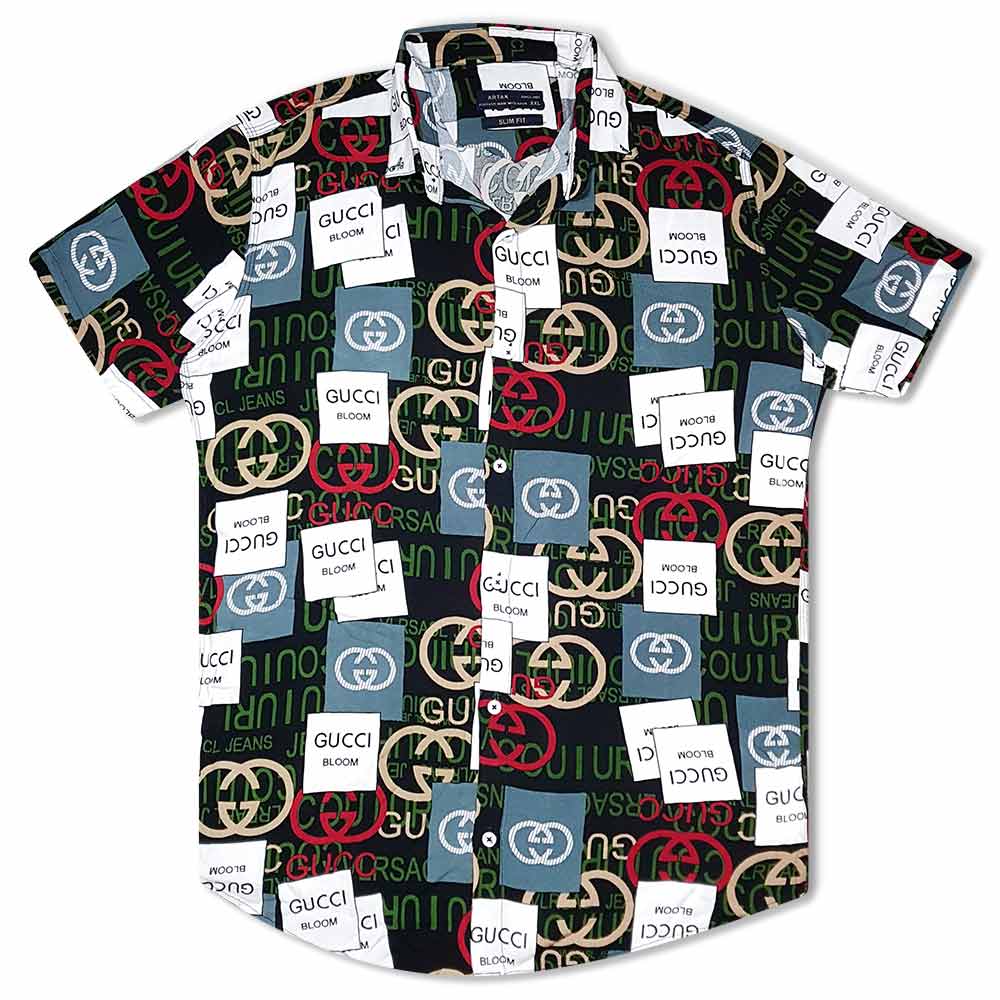 نکته خرید - قیمت روز پیراهن آستین کوتاه مردانه مدل هاوایی کد 124150-8 خرید