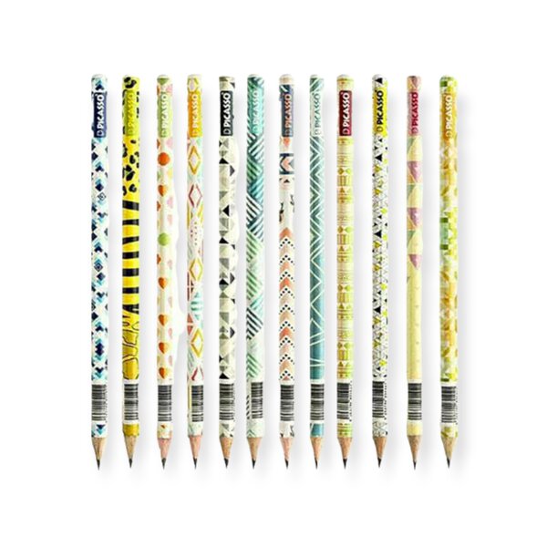 نکته خرید - قیمت روز مداد مشکی پیکاسو مدل طرح دار مجموعه 12 عددی خرید