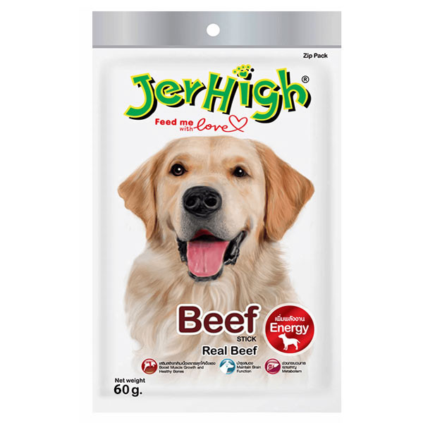 تشویقی سگ جرهای مدل بیف وزن 60 گرم