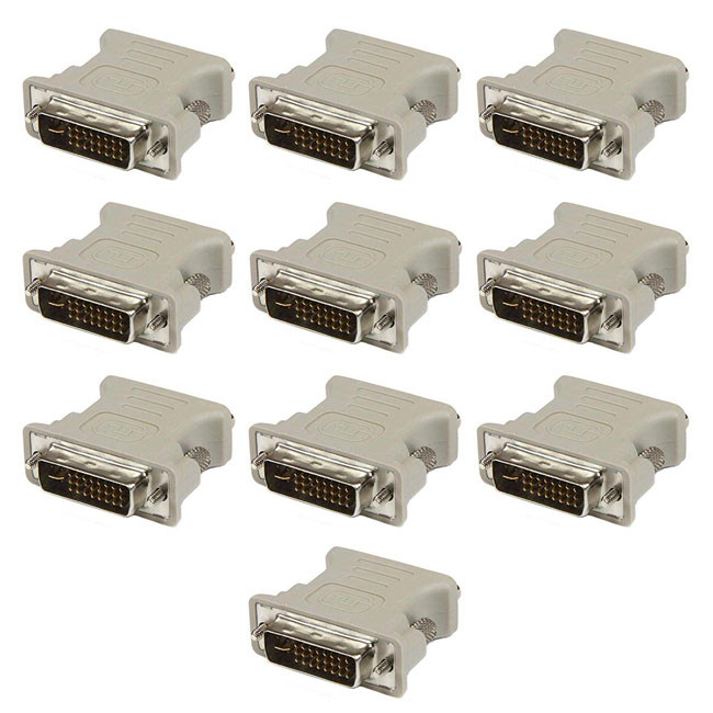 مبدل VGA به DVI کد 011 بسته 10 عددی