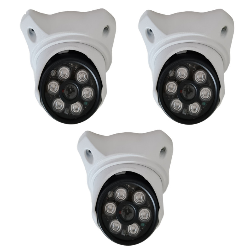 دوربین مداربسته ریویژن مدل AHD-667-2MP بسته 3 عددی