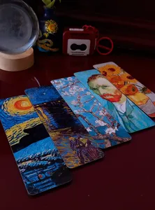 تجریه خرید نشانگر کتاب لوکسینو مدل نقاشی های ونگوگ مجموعه 5 عددی