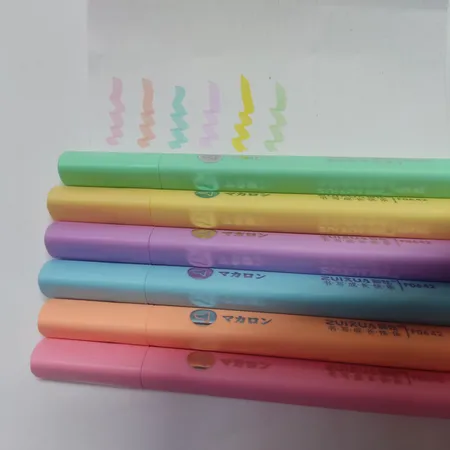 ماژیک علامت گذار ژیخوآ مدل پاستلی کد F0642 بسته 6 عددی