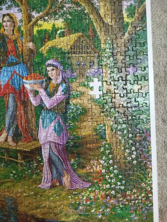 پازل 1000 تکه ایران طرح دهکده زیبا مدل AP-357