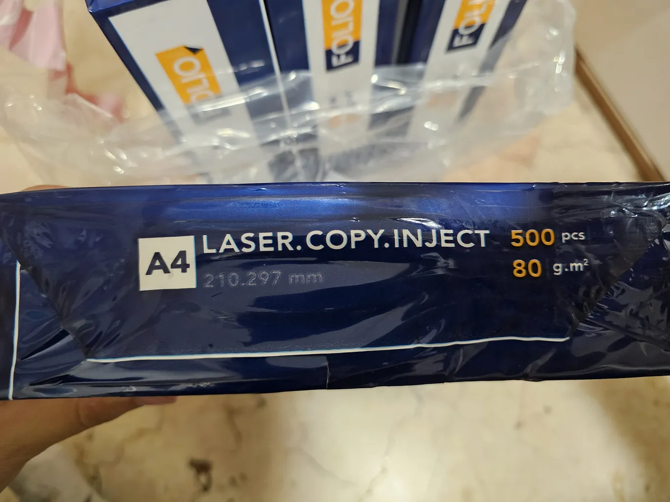 کاغذ A4 فولیو پرایم مدل +A بسته 2500 عددی